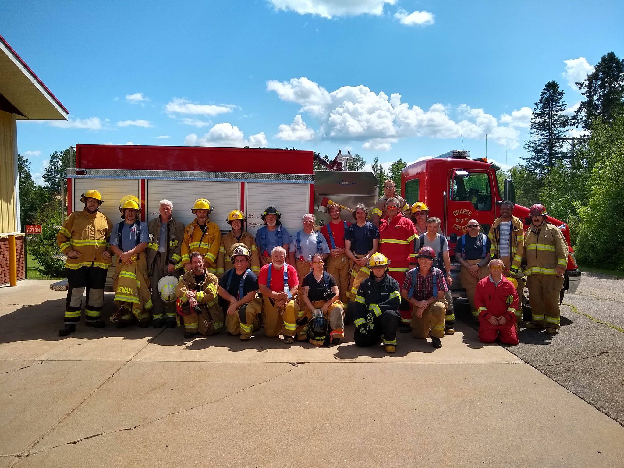 WITC County-wide vehicle extrication class sponsored by Draper FD, July 2019